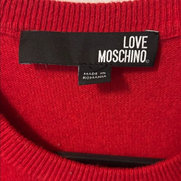 Moschino Red Sweater Dress size 4 - Picture 2 of 6